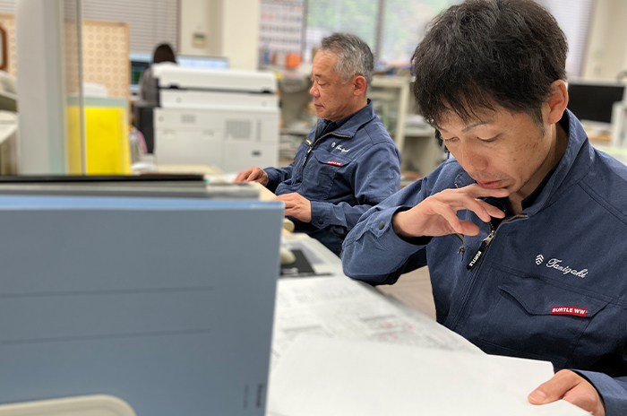 木質工事の作業の流れ1